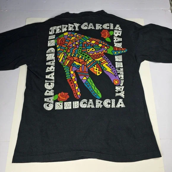 Vintage 1991‎ Jerry Garcia Band Long Sleeve T-Shirt Anvil Large Deadhead Concert - Picture 10 of 12